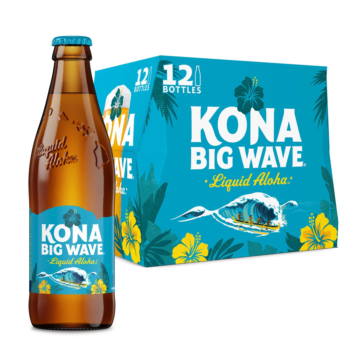 Kona Big Wave Golden Ale Beer, 12 fl. oz bottle, 12 pk. | Sam's Club