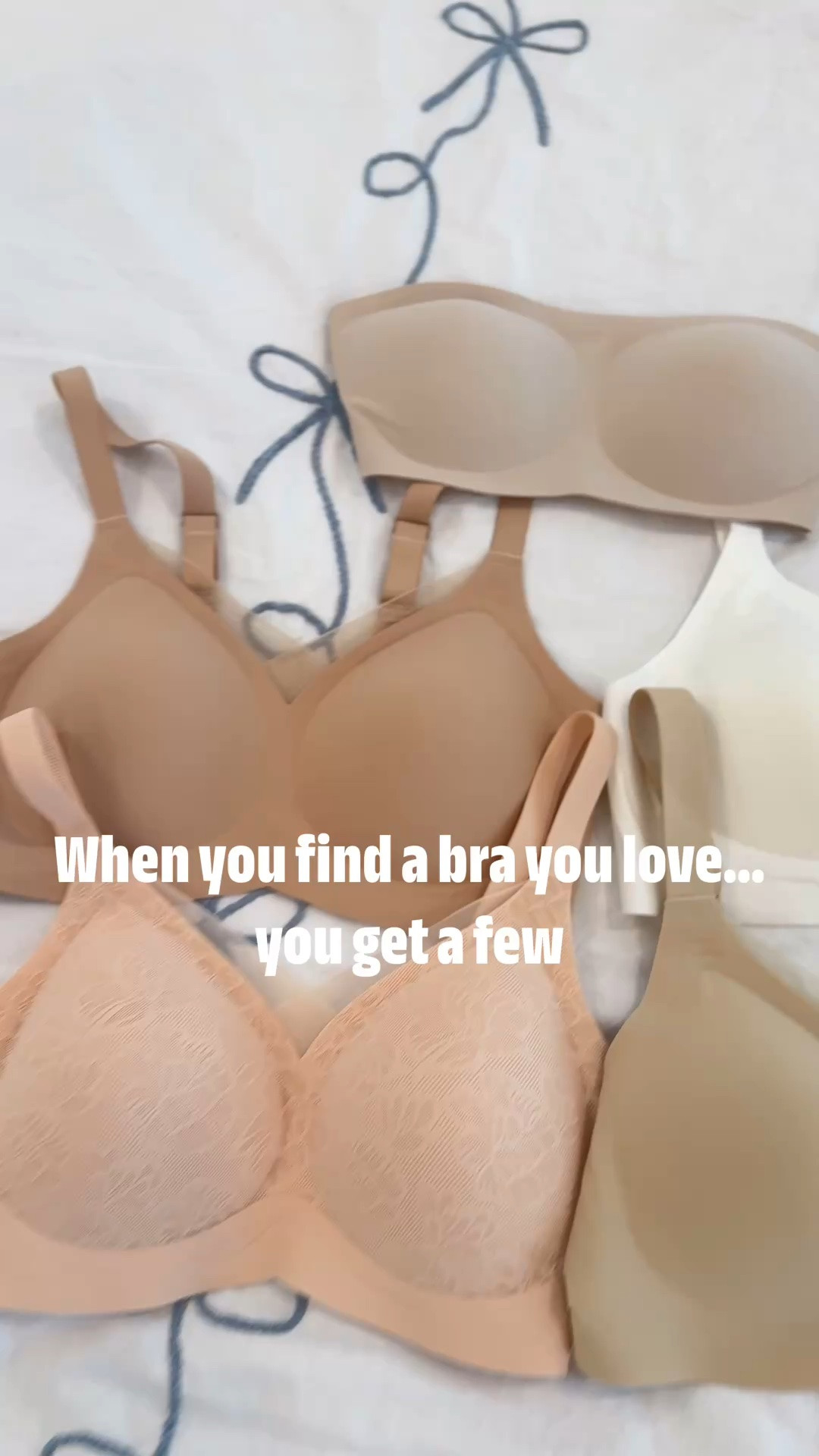 Finally found bras that are SO good under fitted tops! 🙌🏼 These VERTVIE Jelly Bras are soft, comfortable and super flattering. I especially love the smooth back band — it stays in place without rolling or digging in. Such a good everyday bra! 🤍 Linking the styles I’ve been loving here.

#LTKgrwm #LTKOver40