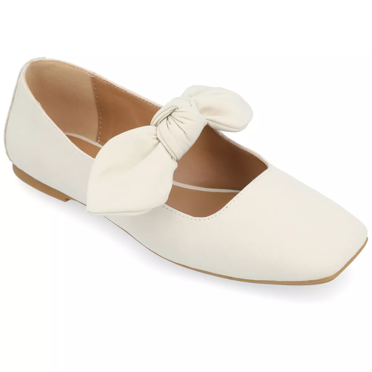 Journee Collection Womens Seralinn Tru Comfort Foam Mary Jane Slip On Square Toe Flats | Target