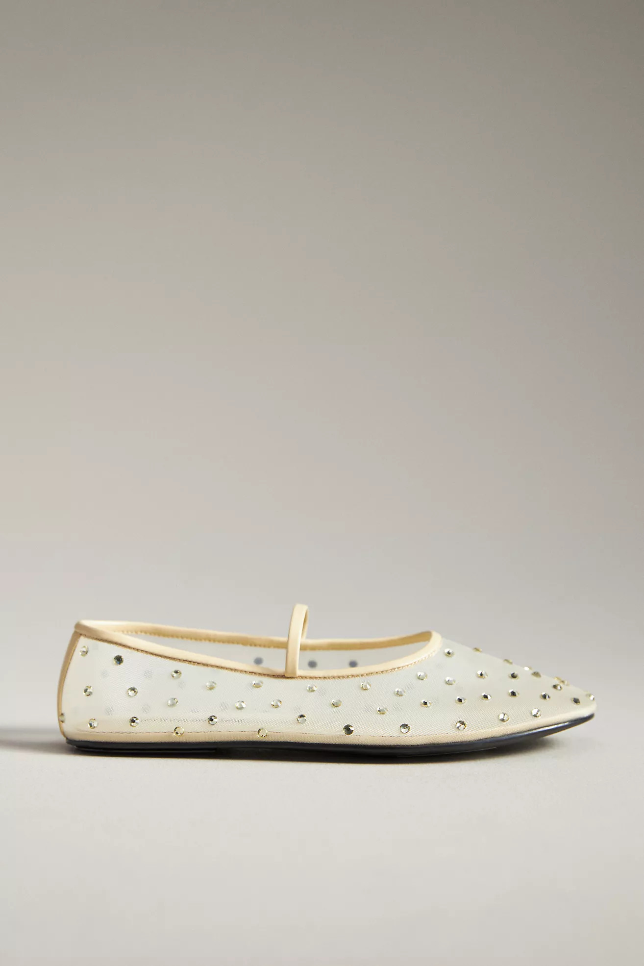 Jeffrey Campbell Swan Lake Gem Mesh Flats | Anthropologie (US)