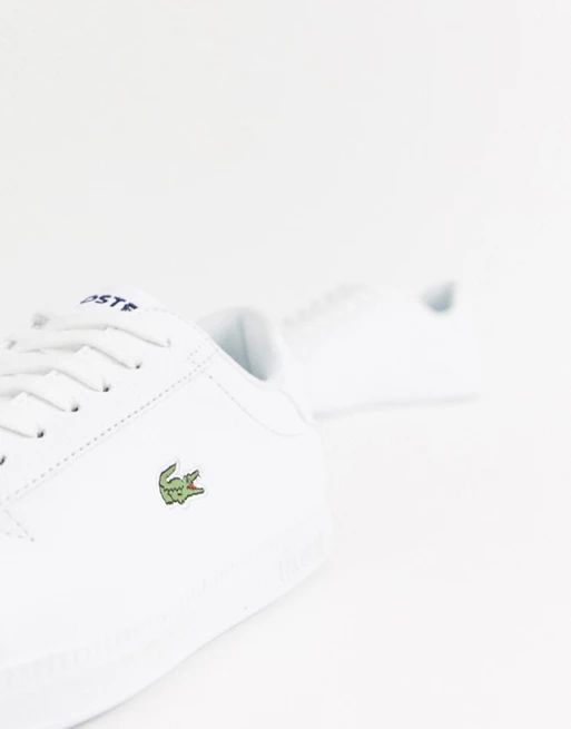 Lacoste – Graduate BL1 – Weiße Ledersneaker | ASOS DE