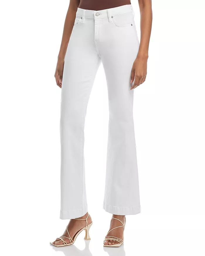Slim Illusion Dojo High Rise Wide Leg Jeans in Luxe White | Bloomingdale's (US)
