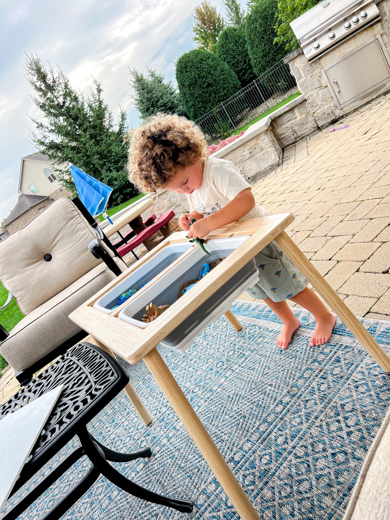 This sensory table has been one of jacks favorites - we switch out the bins + it’s light weight, easy to move, & I love that the top closes and it can be used as a regular table 


Amazon find, sensory table, toddler table, toddler activities, found it on amazon, sensory bins, kinetic sand, monkey foam, activities, indoor outdoor, toddler fun

#LTKfindsunder100 #LTKkids #LTKfamily