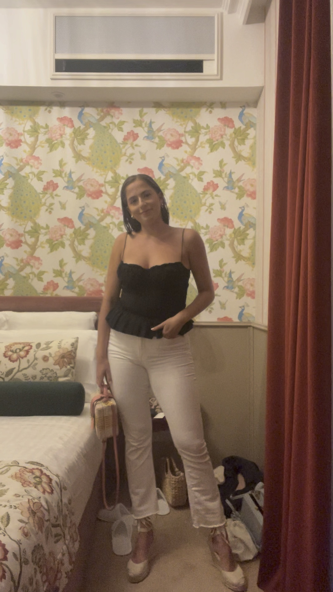 Date night, black corset, south of France, corset, white jeans, white flare jeans, summer date night, summer vacation, straw bag, wicker bag, espadrilles, en saison, France, summer vacay, summer vacation, espadrille wedges, soludos, black and white

#LTKStyleTip #LTKTravel #LTKVideo