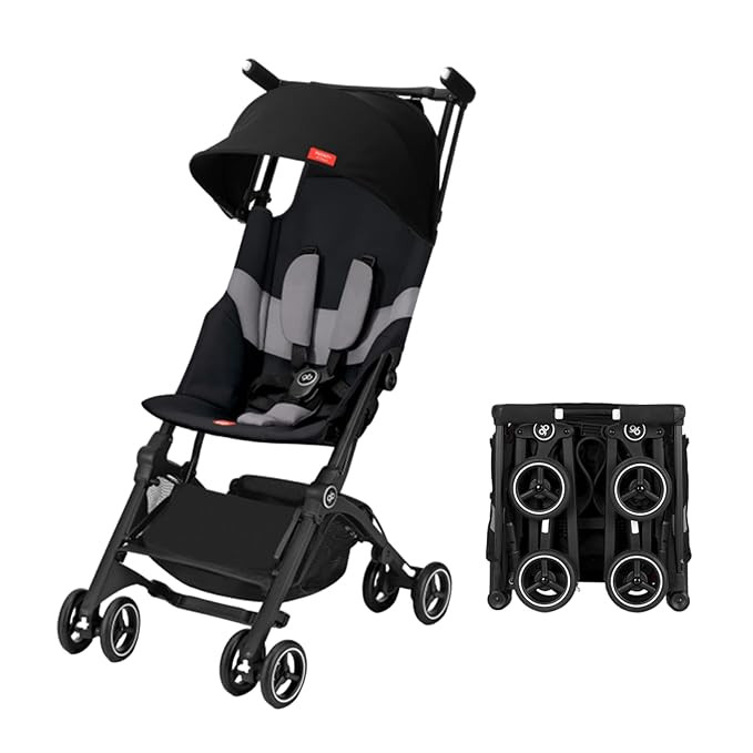 gb Pockit+ All-Terrain, Ultra Compact Lightweight Travel Stroller with Canopy and Reclining Seat ... | Amazon (US)