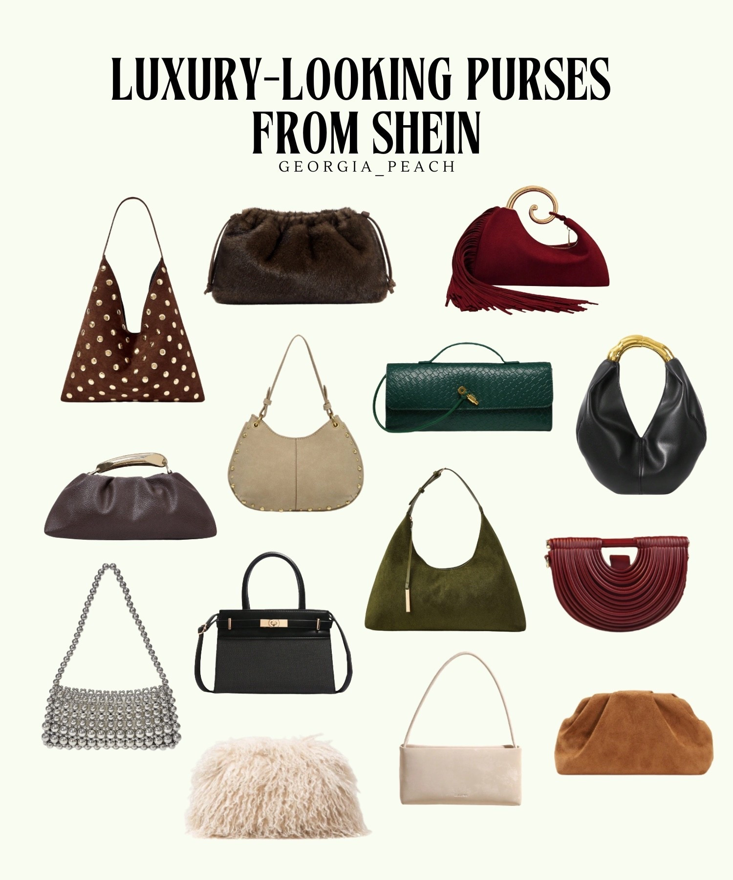 Luxury look without the luxury price 🤍 These SHEIN bags give major designer vibes for a fraction of the cost. Perfect if you love elevated accessories, chic silhouettes, and affordable fashion finds that look high-end 👛 #affordablefashion #sheinfinds #sheinhaul #budgetfriendly #purses #affordablepurses #findsunder30

#LTKSaleAlert #LTKFindsUnder50 #LTKFindsUnder100