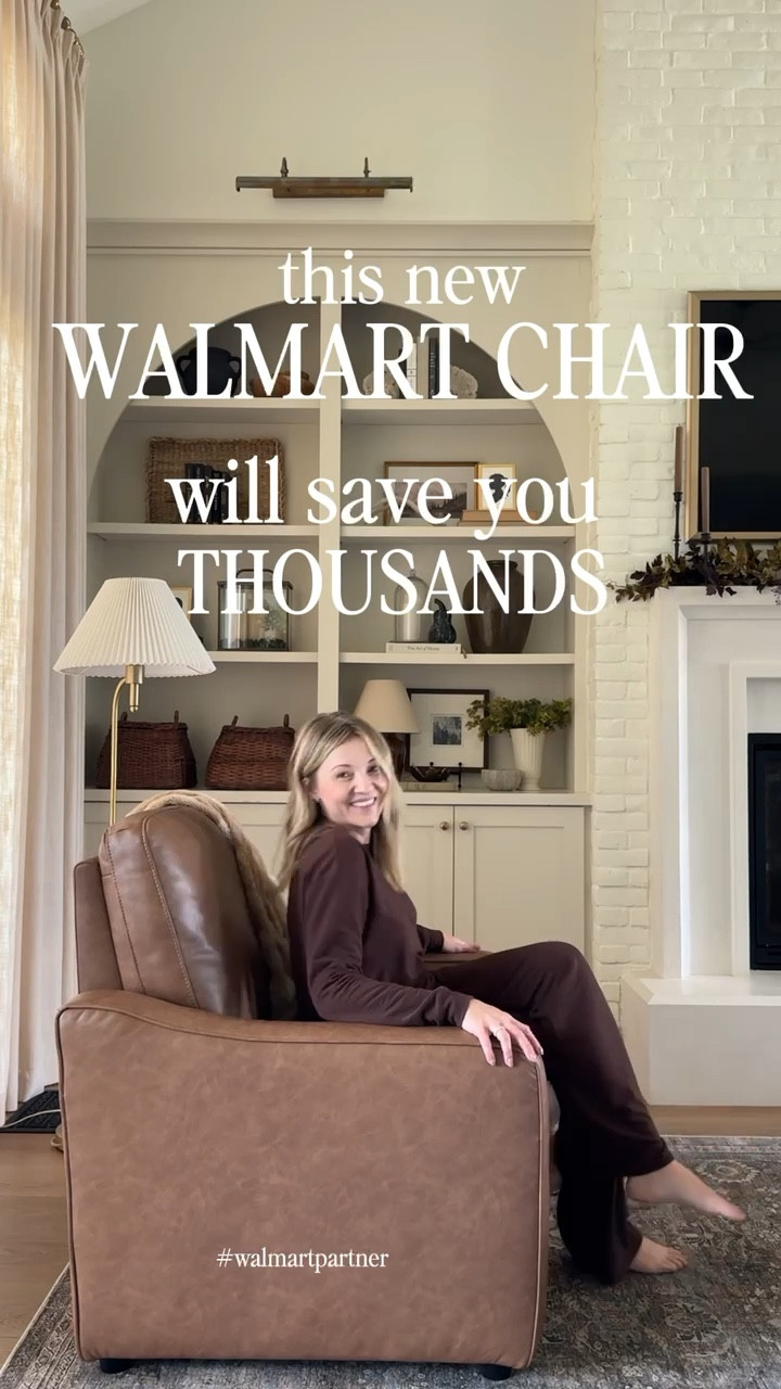 These are only $324 🔥🔥 RUNNN!!

Don’t spend thousands on a designer leather recliner when you can snag these at @walmart 👏🏻

You guys have been asking me for months for an aesthetic, affordable recliner and OH MY GOSH did Walmart provide 🤩 the quality and price point is insane! Plus it’s a power recliner, a beautiful cocoa brown faux leather, classic/timeless lines and assembly was super easy! I can tell these will hold up just as well as my viral faux leather swivel chairs! I have a feeling these are going to go fast! 🏃‍♀️

#LTKStyleTip #LTKHome