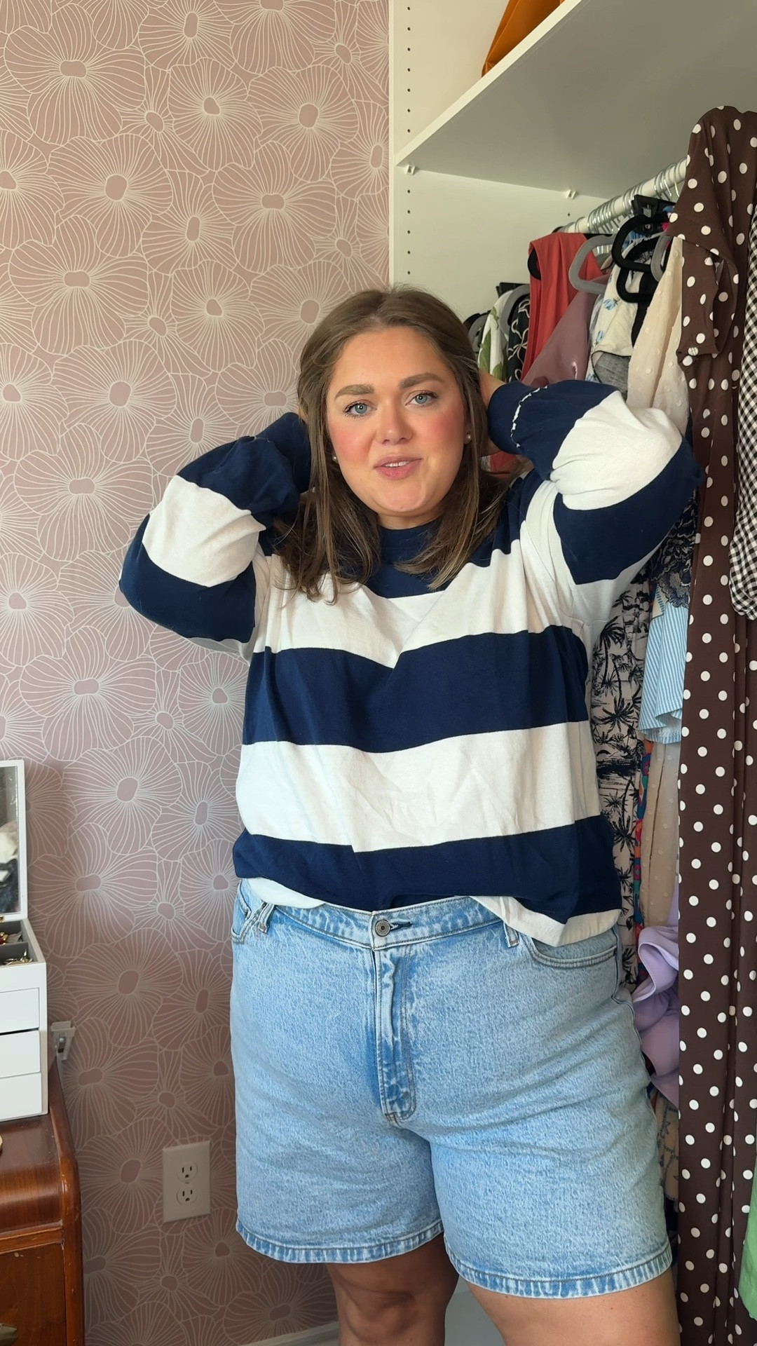 Striped casual top for fall transition wearing xl #mylandsend #landsendpartner @landsend

#LTKPlusSize #LTKFindsUnder100