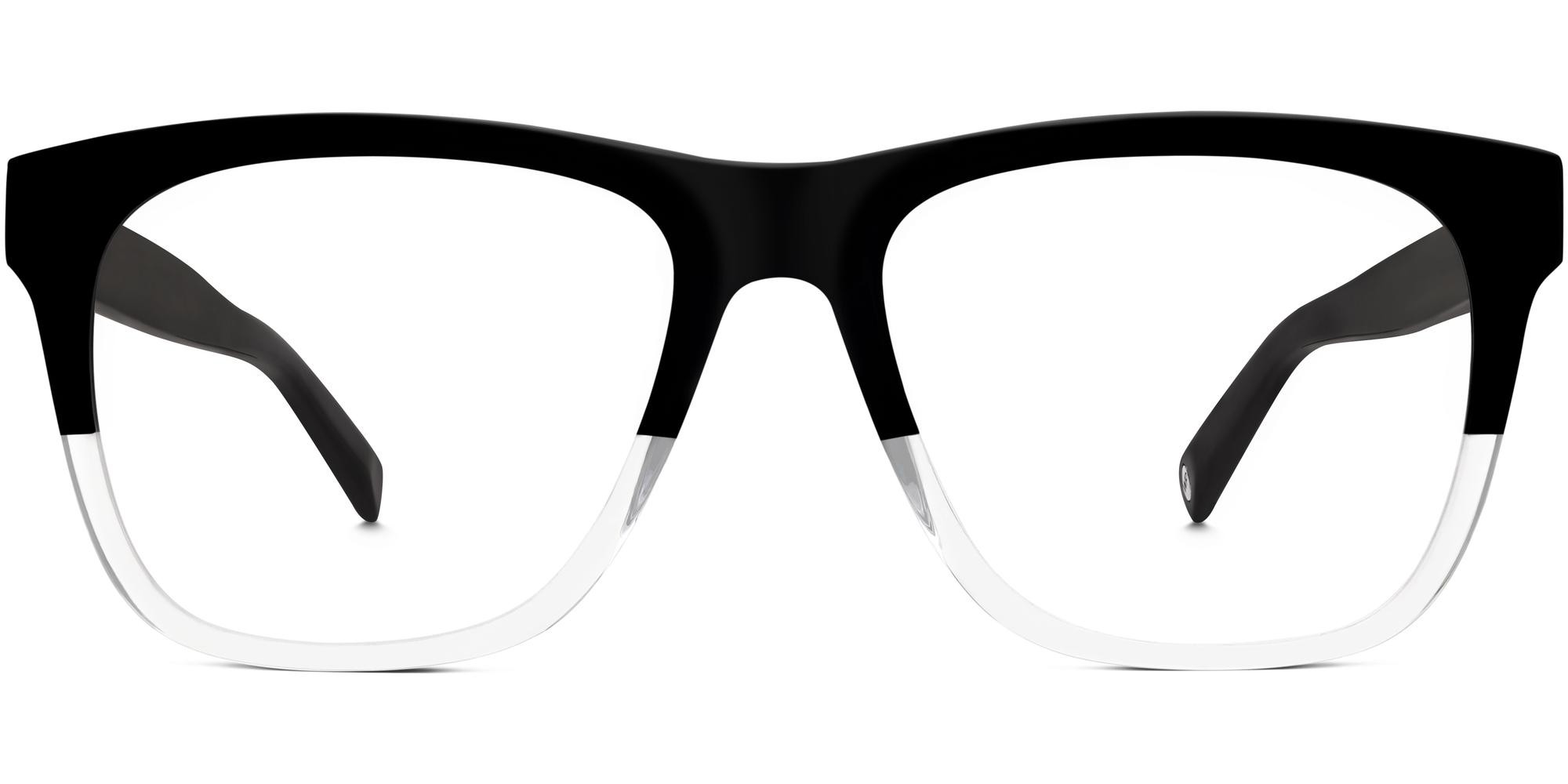 Lowry Eyeglasses in Jet Black Fade for Women | Warby Parker