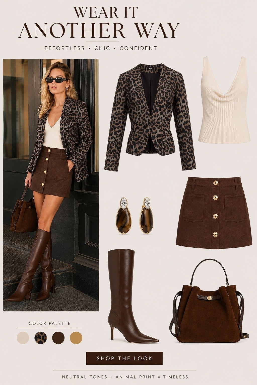 How fun is this animal print blazer — for this look I would remove the belt to leave it open

#LTKootd #LTKSeasonal #LTKOver40