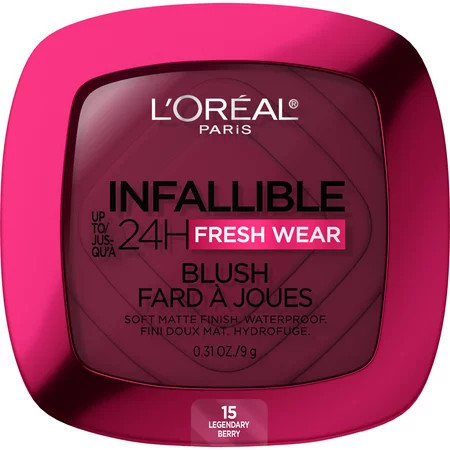 L Oreal Paris Infallible Up to 24H Fresh Wear Soft Matte Blush Legendary Berry 1 kit | Walmart (US)