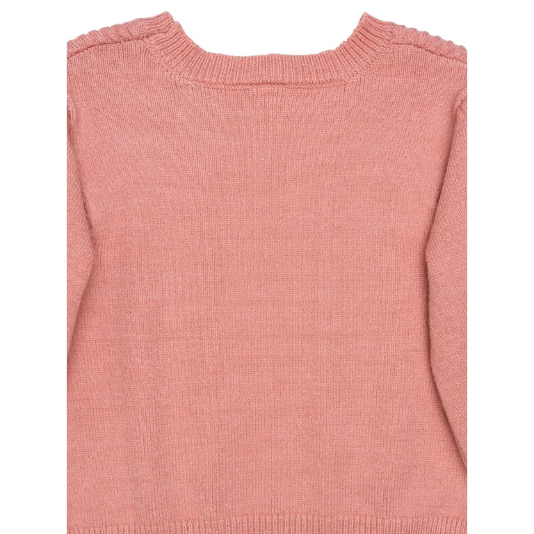 Modern Moments By Gerber Toddler Girl Pointelle Sweater, Sizes 12 Months - 5T | Walmart (US)