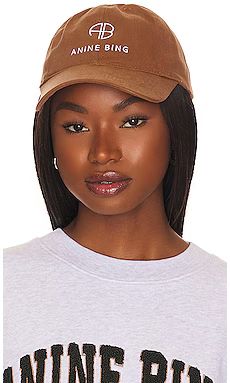 ANINE BING Jeremy Baseball Cap in Dark Camel from Revolve.com | Revolve Clothing (Global)