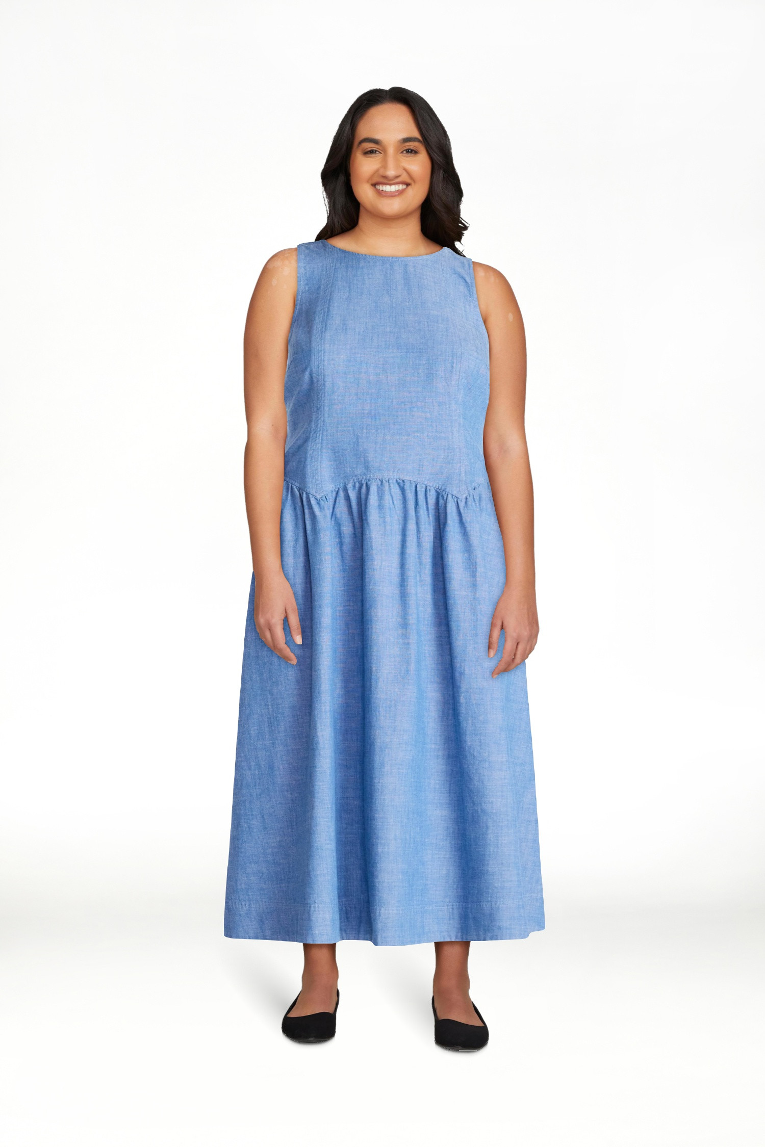 Free Assembly Women’s and Women's Plus Sleeveless Cotton Racer Back Maxi Dress, Sizes XS-4X | Walmart (US)