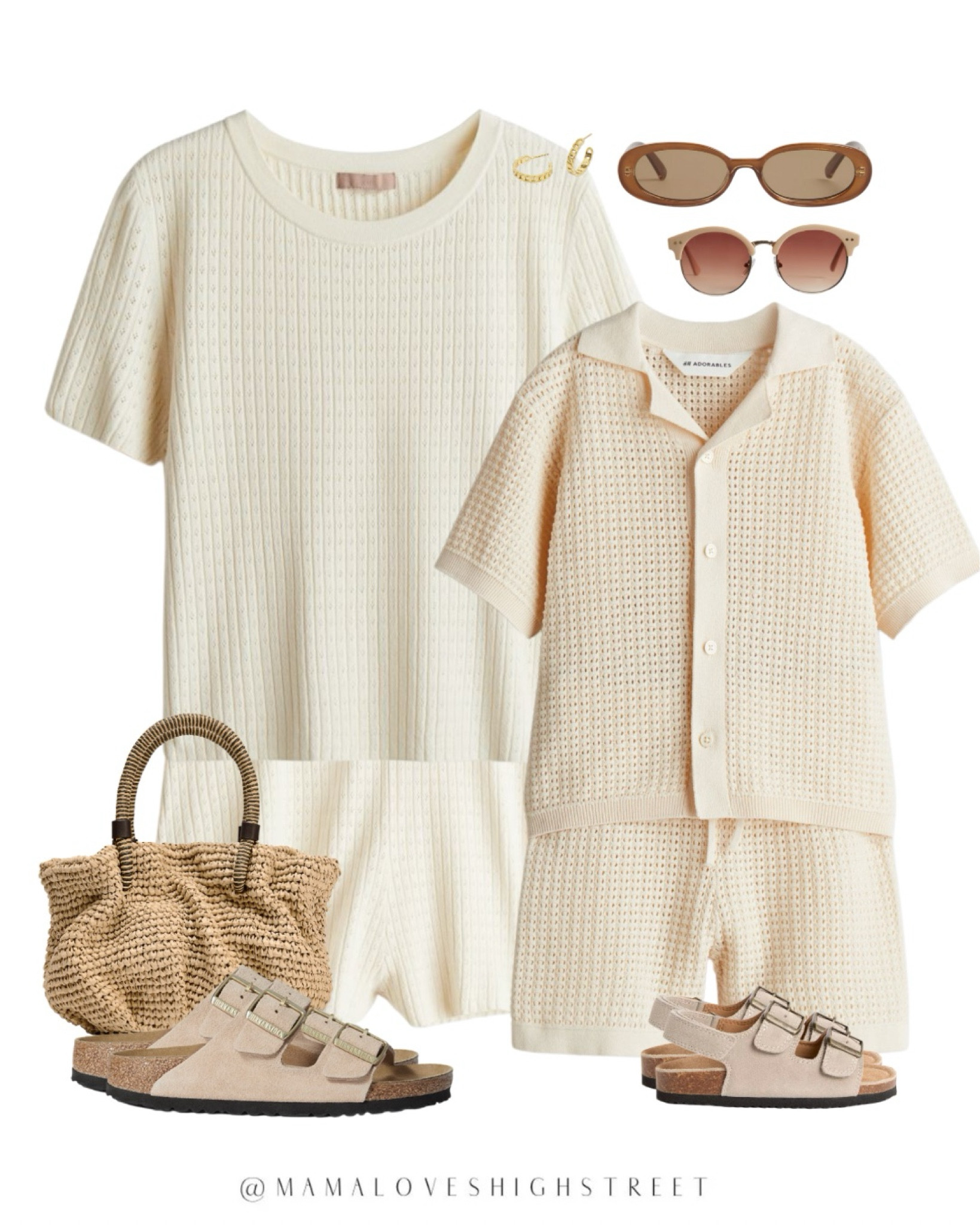 Mum and son matching 
Holiday clothes 
H&M summer 
Holiday wardrobe 

#LTKsummer #LTKuk #LTKfamily