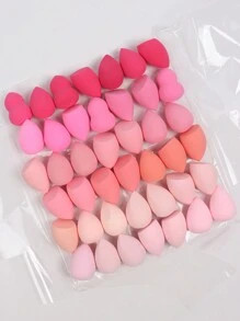 Makeup Sponge Set Of 3/5/10/15/20/30/50 Randomly Shaped And Colored Blending Beauty Sponges For L... | SHEIN