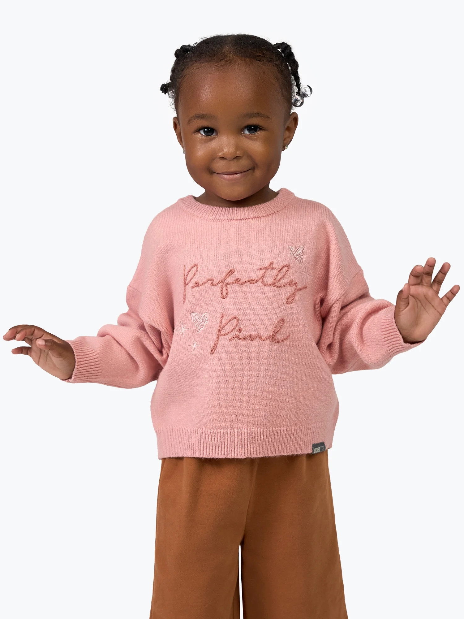 Modern Moments Toddler Girl Wicked Sweater, Sizes 12 Months - 5T | Walmart (US)