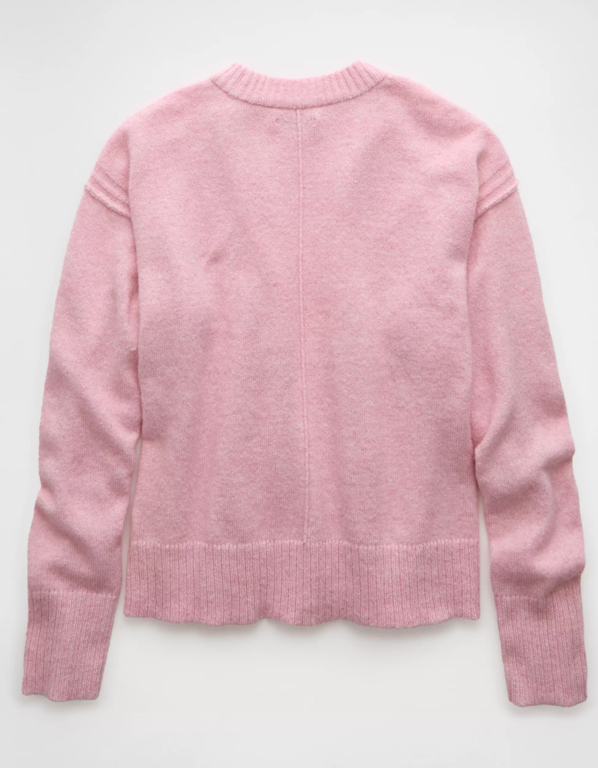 AE Whoa So Soft Heart Crew Neck Sweater | American Eagle Outfitters (US & CA)