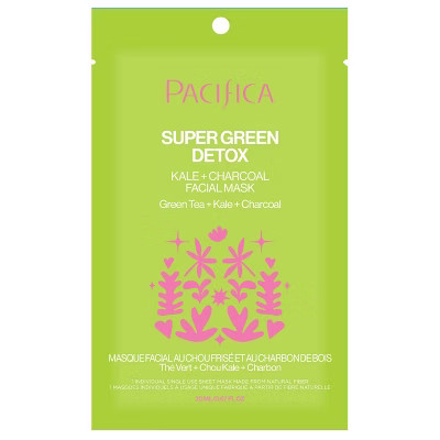 Pacifica Super Green Detox Kale and Charcoal Face Mask - 0.67 fl oz | Target
