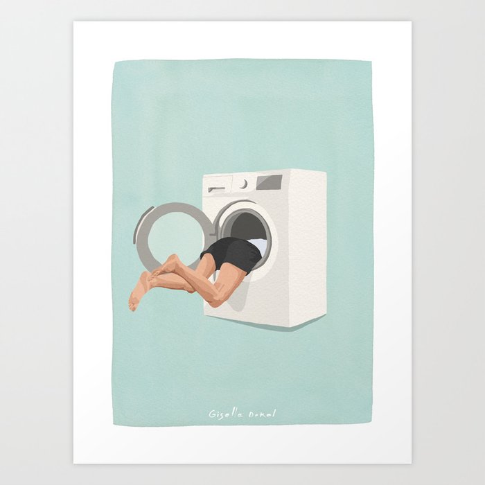 Laundry Quest Art Print | Society6