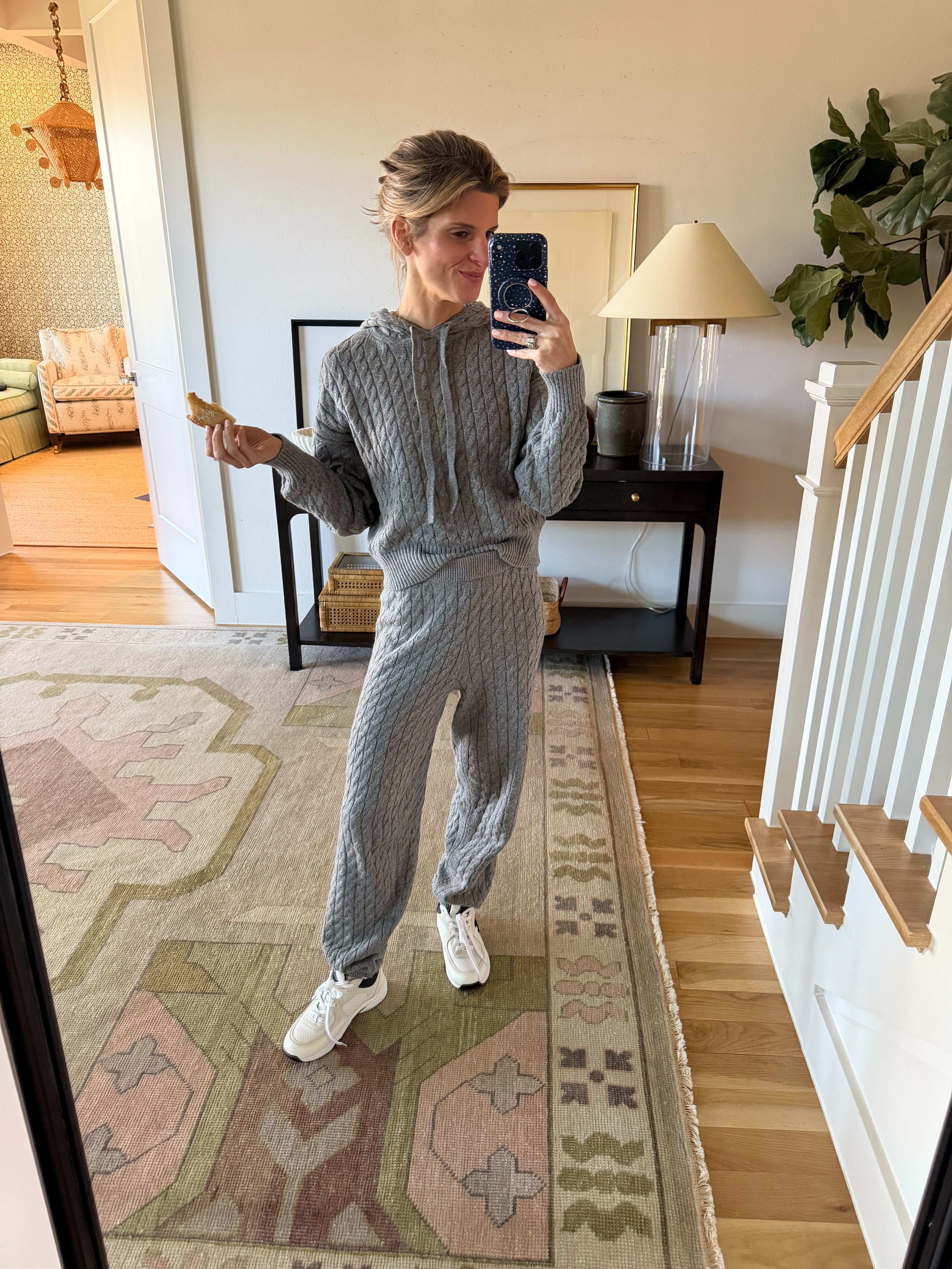 le bop grey knit set (wearing XS) 

 