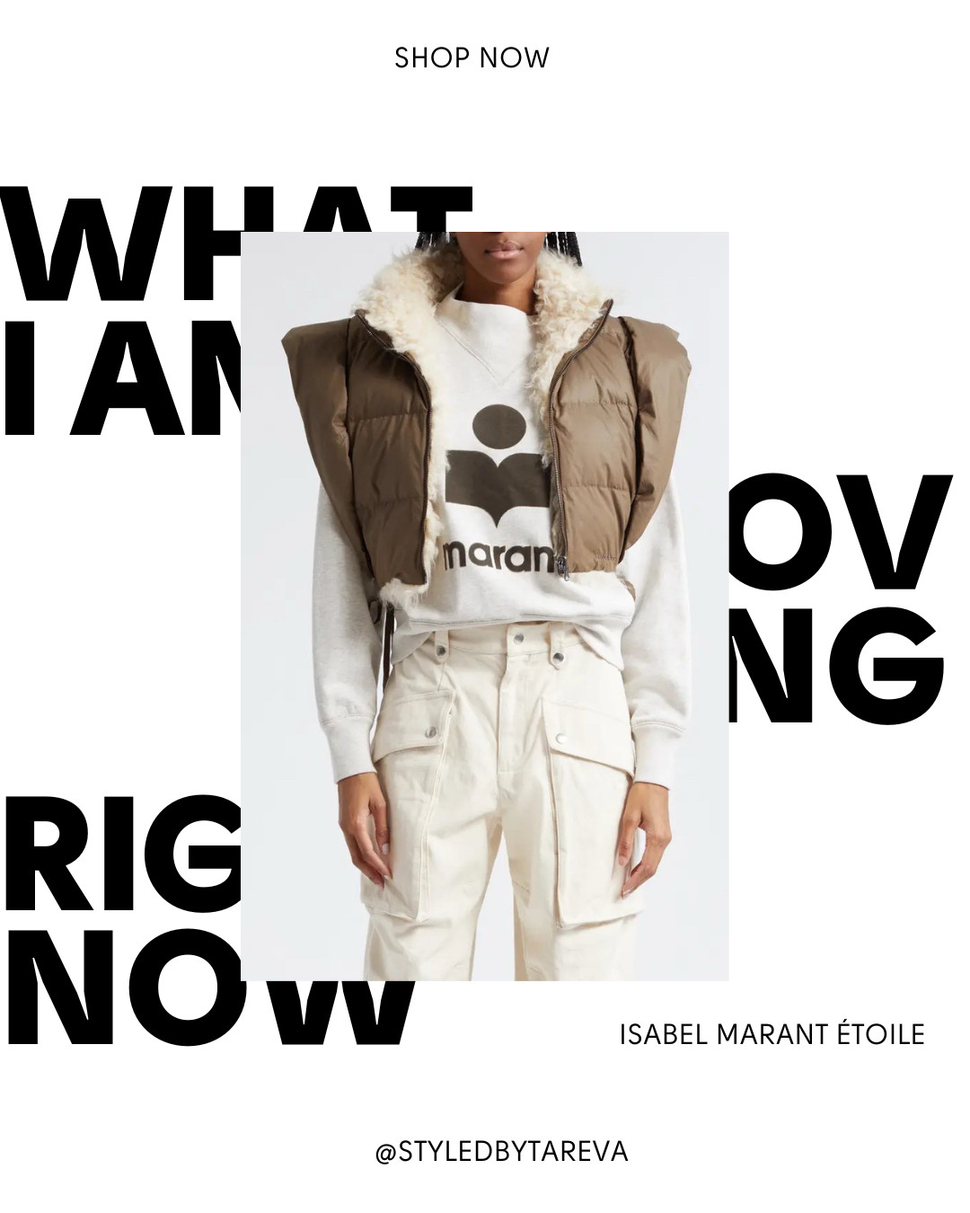 The Isabel Marant Hoodiali vest is a statement maker, featuring faux shearling and a chic cropped puffed design. 

 #LTKSaleAlert #LTKStyleTip #LTKWorkwear