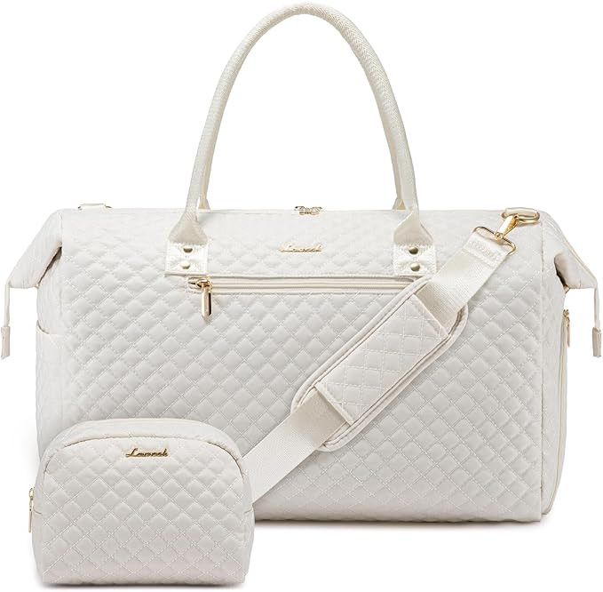 LOVEVOOK Weekender Bag for Women, Travel Duffle Bag with Toiletry Bag Yoga Gym Bag with Wet Pocke... | Amazon (US)