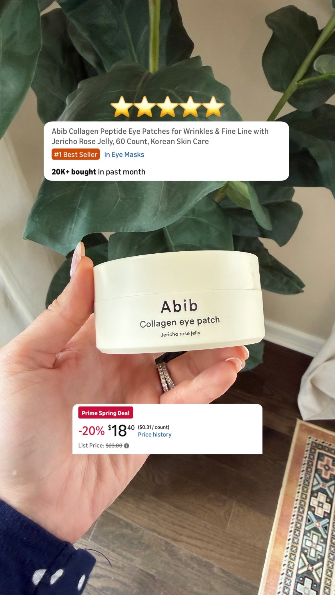 Morning ritual – these collagen peptide eye masks are a game changer! Grab yours while they are on sale #AmazonFashion #AmazonBeauty @amazonfindsandfashion 

#LTKmorningroutine #LTKSaleAlert #LTKBeauty