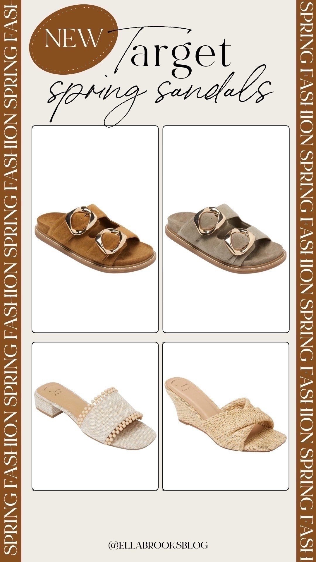 New spring sandals at Target!

Wedge sandal, suede buckle sandals, double buckle sandals

#LTKSeasonal #LTKootd