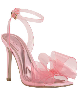 Women's Olivine Vinyl Bow High-Heel Stiletto Dress Sandals | Macy's