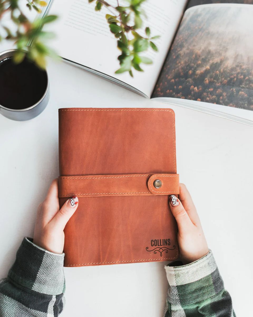 Leather Notebook Engraved | Addstyleco