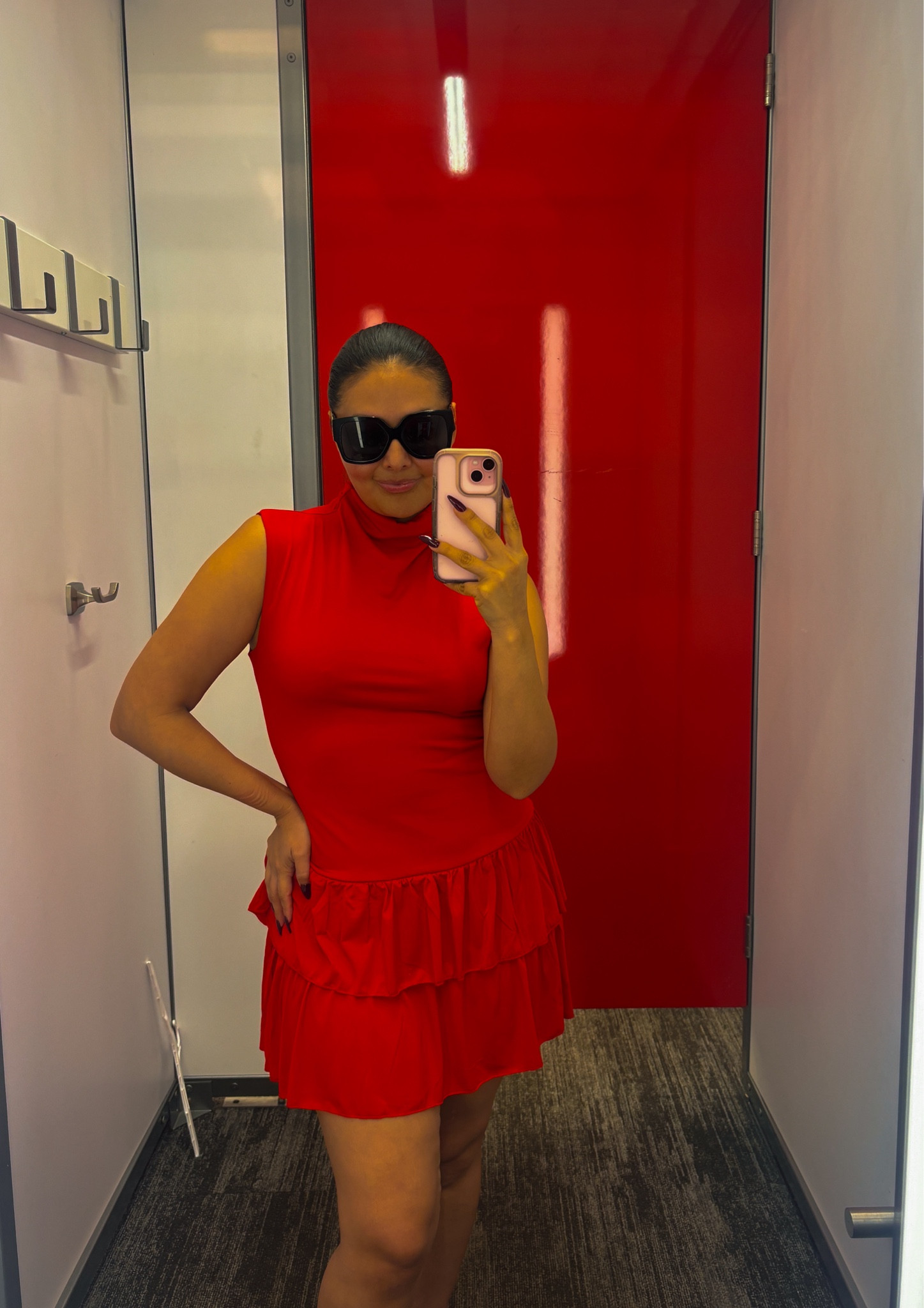 Casual red dress 
Size medium 

#LTKFindsUnder50 #LTKHoliday
