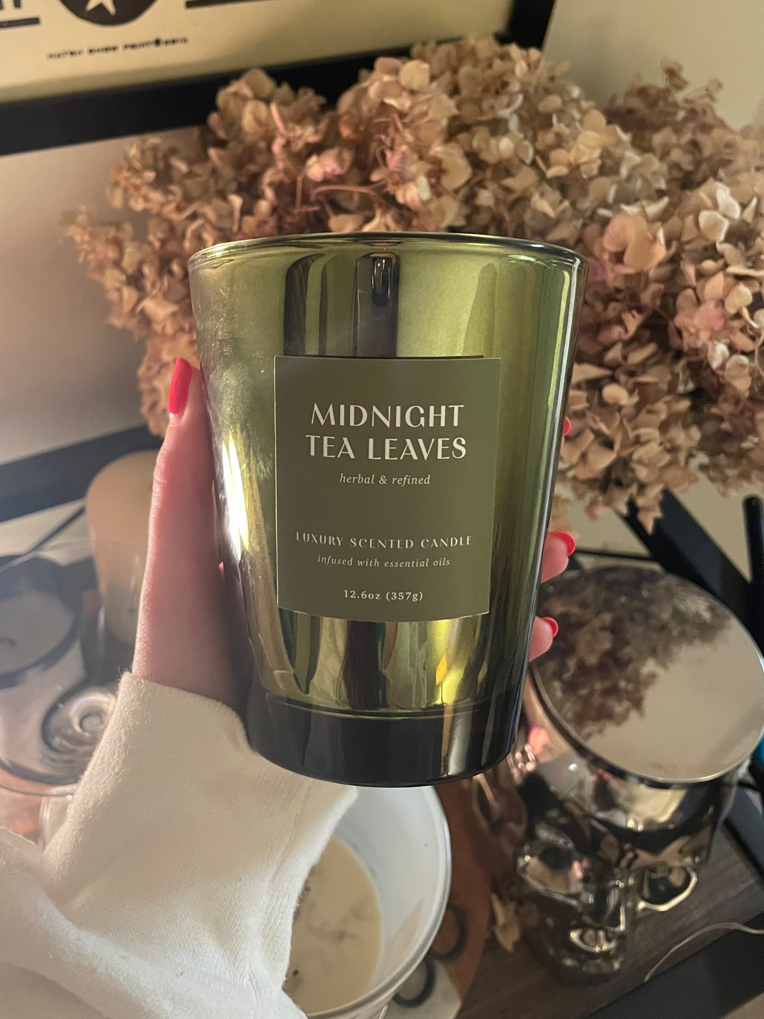 This midnight tea leaves candle smells so fresh and expensive, like a fancy hotel! It comes in 3 sizes - this is the smallest 

Target finds 

#LTKHome #LTKFindsUnder50 #LTKSeasonal