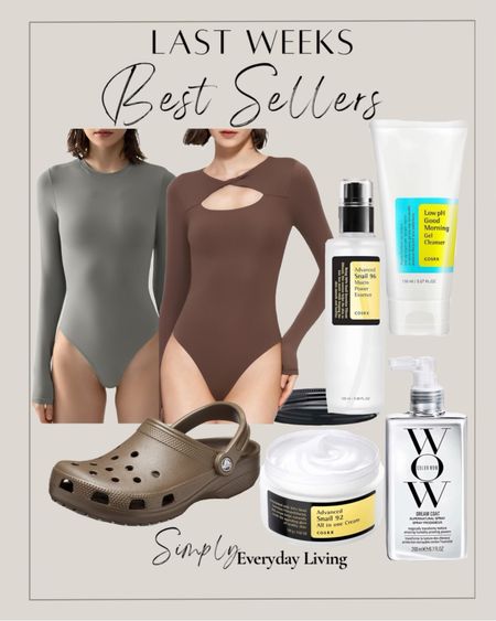 Women’s body suit, skincare, crocs, amazon prime, hair product 

#LTKbeauty #LTKsalealert #LTKGiftGuide