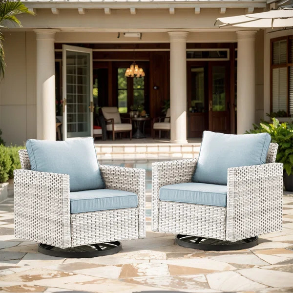Ingvald Outdoor Swivel Lounge Chair | Wayfair North America