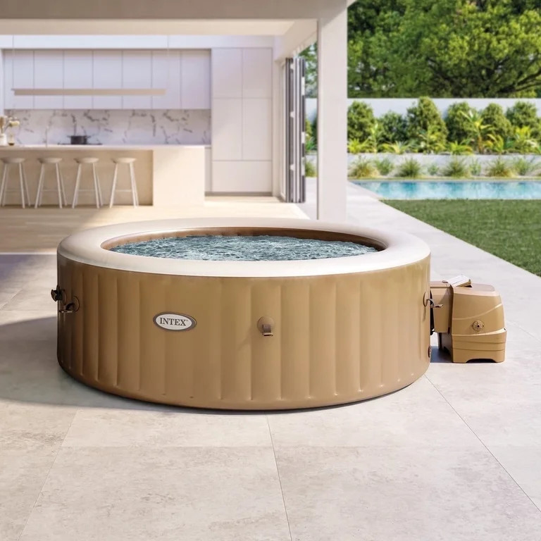 Intex 6 Person PureSpa Bubble Massage Inflatable Hot Tub Spa Set, with Energy Efficient Spa Cover... | Walmart (US)