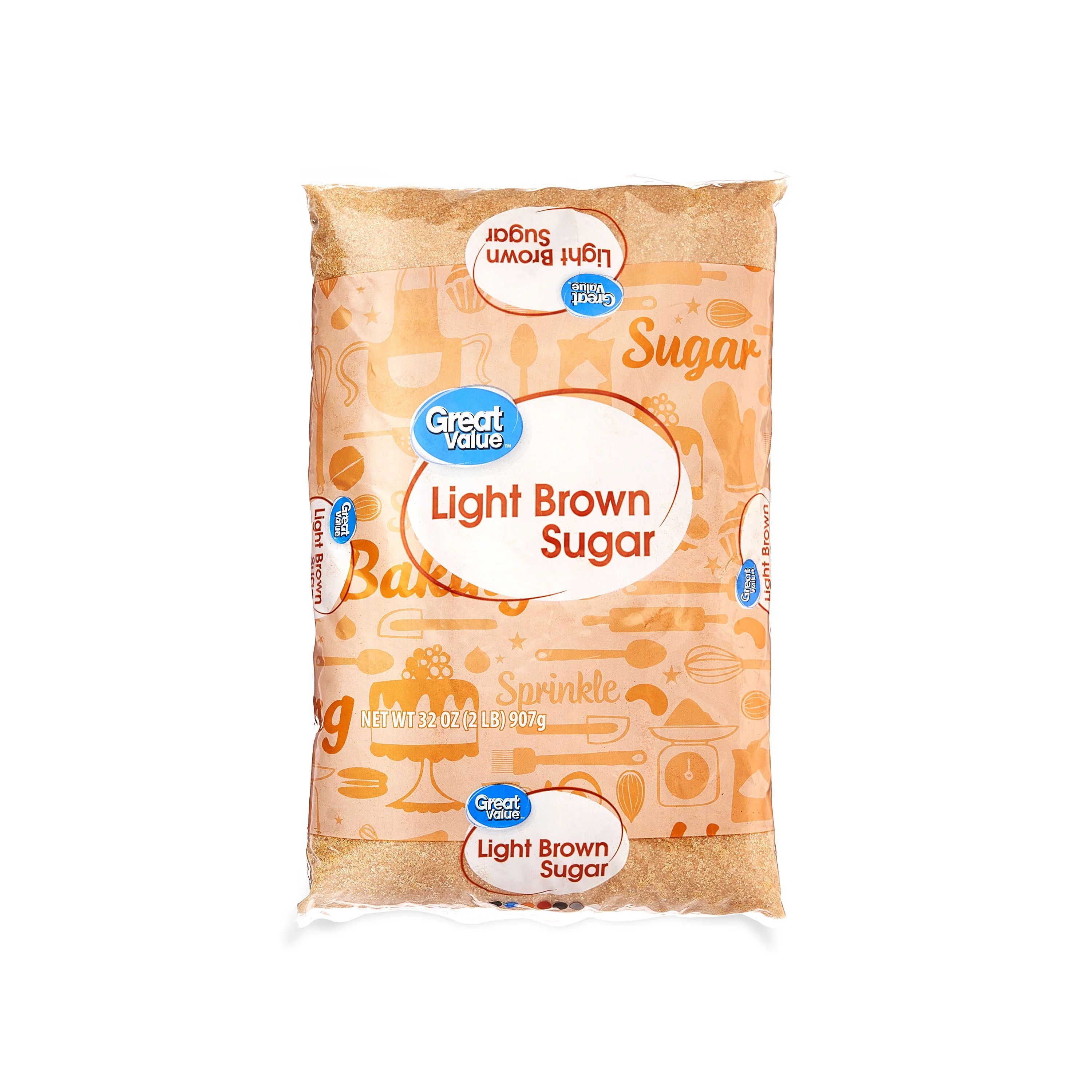 Great Value Light Brown Sugar, 32 oz | Walmart (US)