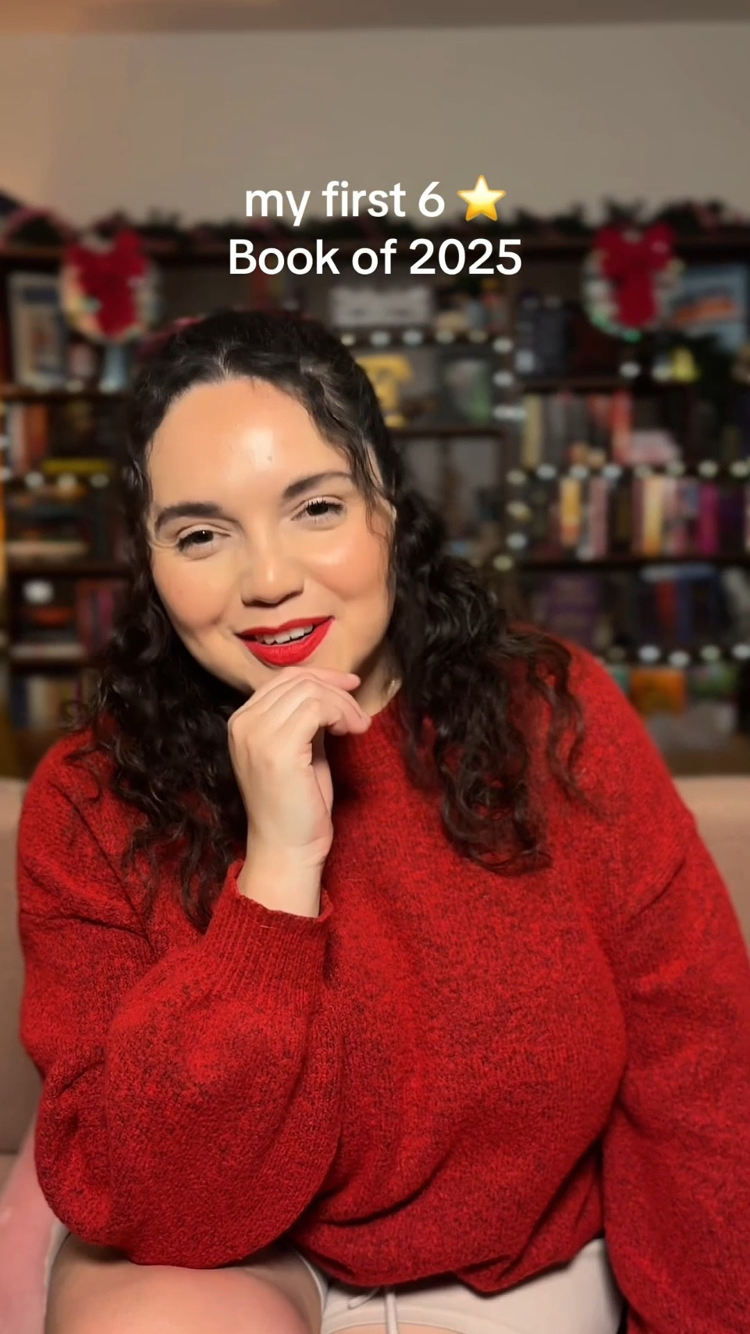 My first ⭐⭐⭐⭐⭐ ⭐️read of 2025 and I’m fully in my cozy reader era.
Soft knits, bold lip, and getting emotionally attached to fictional people again.
This is my go to reading outfit when I want to feel put together but still disappear into a book for hours.

Linked everything I’m wearing because comfort should be cute too.

#LTKFinds
#LTKStyle
#LTKCozy
#BookishStyle
#CozyReader
#ReaderOutfit
#BookstagramStyle
#BookTokFashion
#MidsizeStyle
#MidsizeFashion
#CozyFashion
#ReadingLife
#BookLover
#EverydayOutfits
#SoftGirlStyle


#LTKGiftGuide #LTKmorningroutine #LTKstorytime