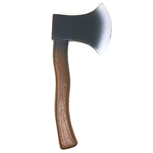 Skeleteen Lumberjack Costume Prop Toy - Wood Look Hatchet Axe Props for Party - 1 Piece | Amazon (US)