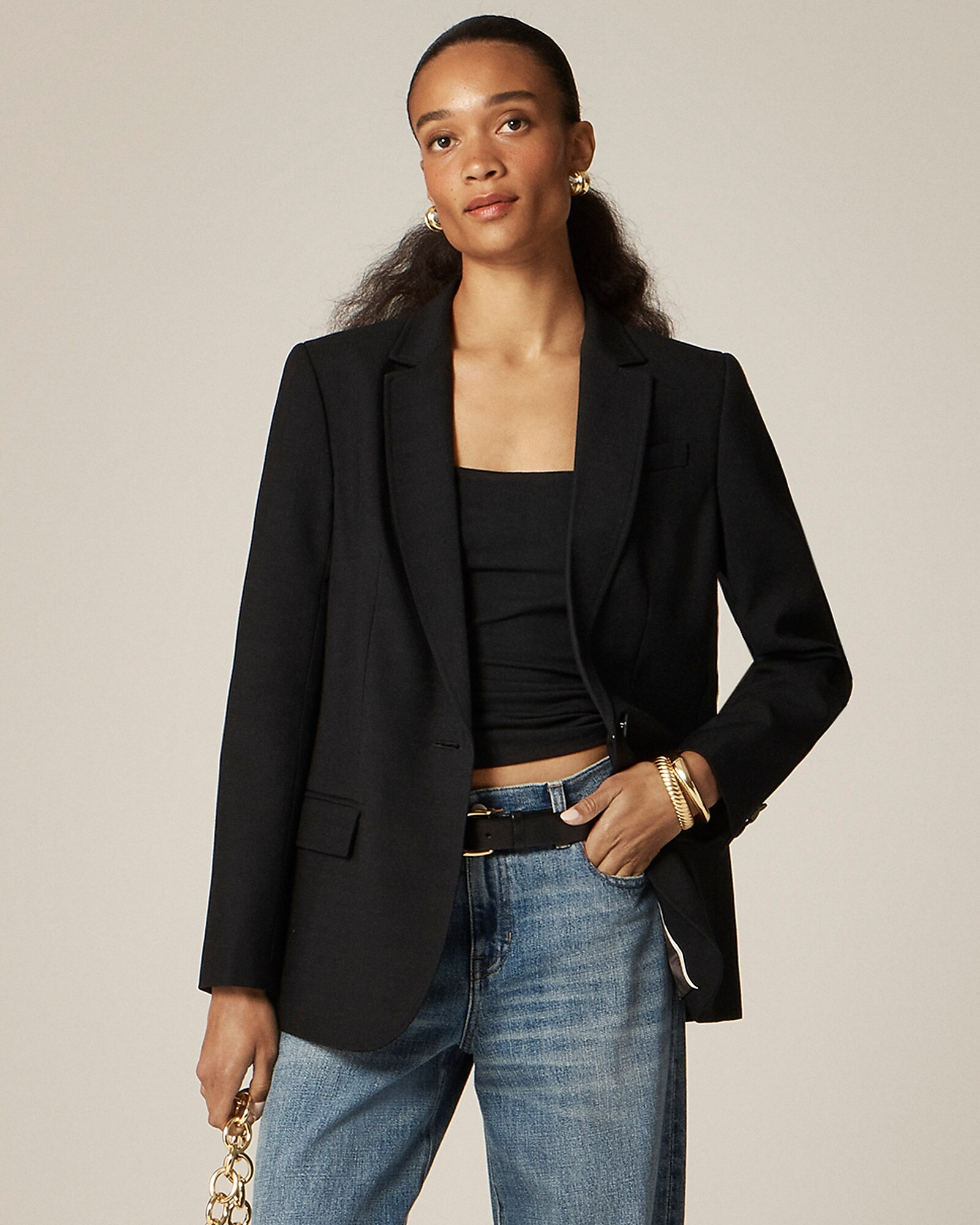 Arden blazer in luster canvas | J. Crew US