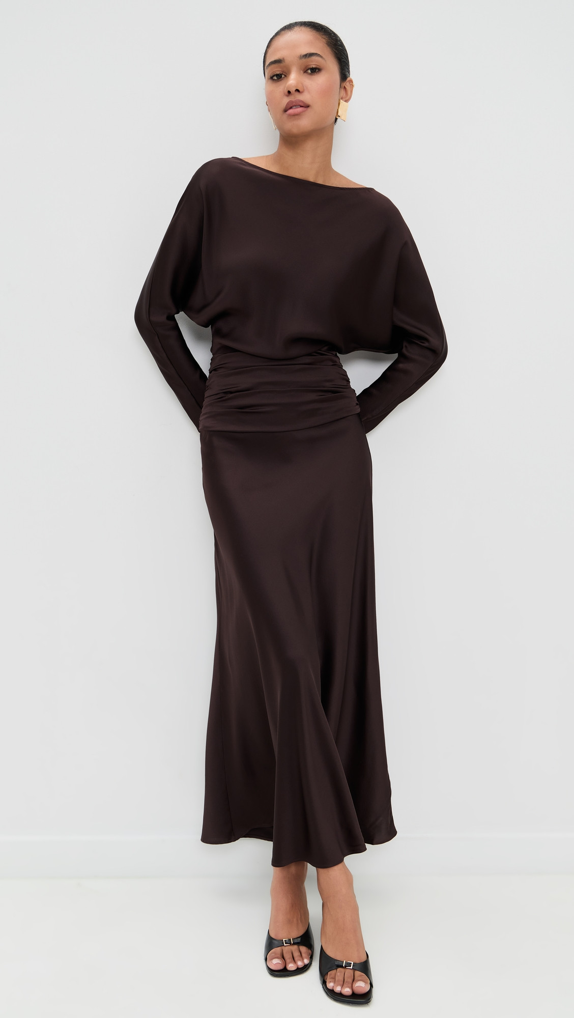 STAUD Freda Silk Dress Ivory 14 | Shopbop