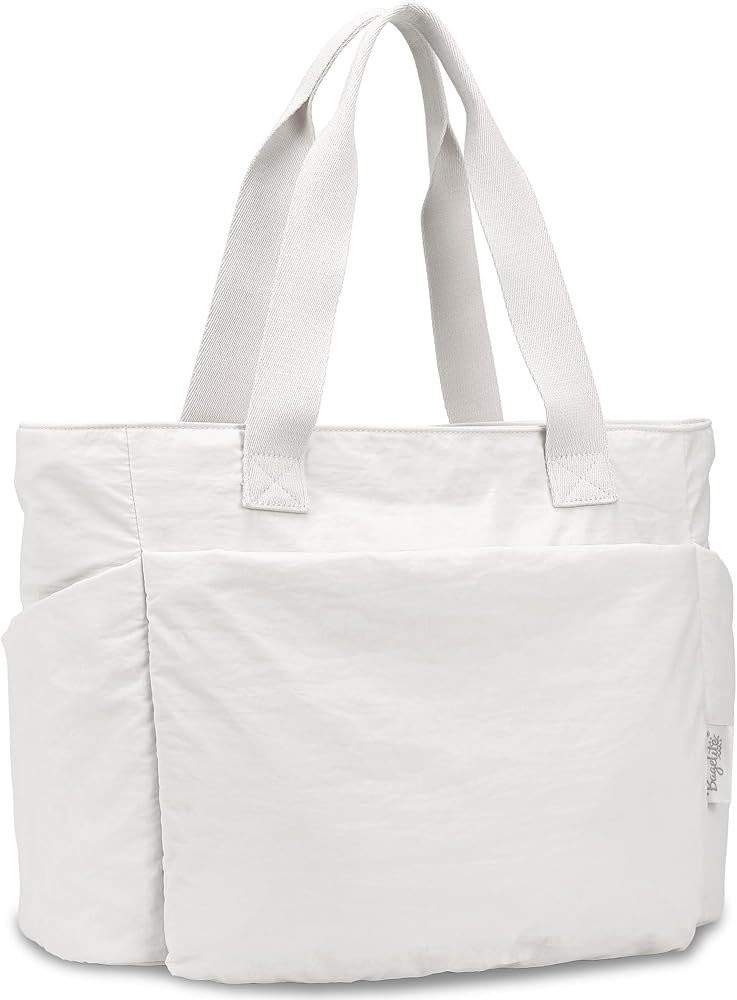 Lightweight Puffy Tote Bag, Birthday Gift for Teen Girls, Work Gym Bags for Women, Quilted Tote, ... | Amazon (US)