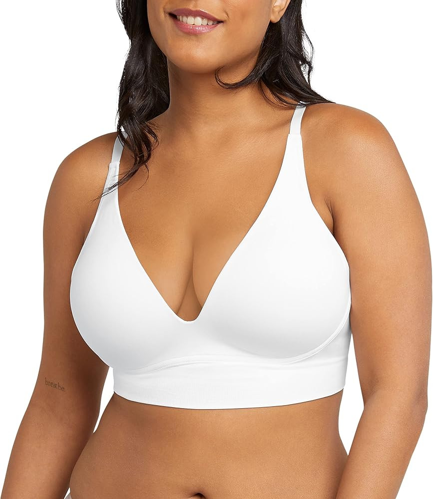 Maidenform Women's M Seamless Lift Bralette, Wireless Long-line Convertible Tank-style Bralette | Amazon (US)
