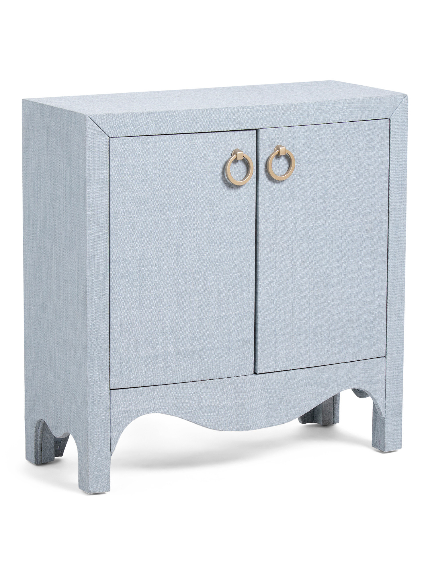 32in 2 Door Linen Wrapped Cabinet | TJ Maxx