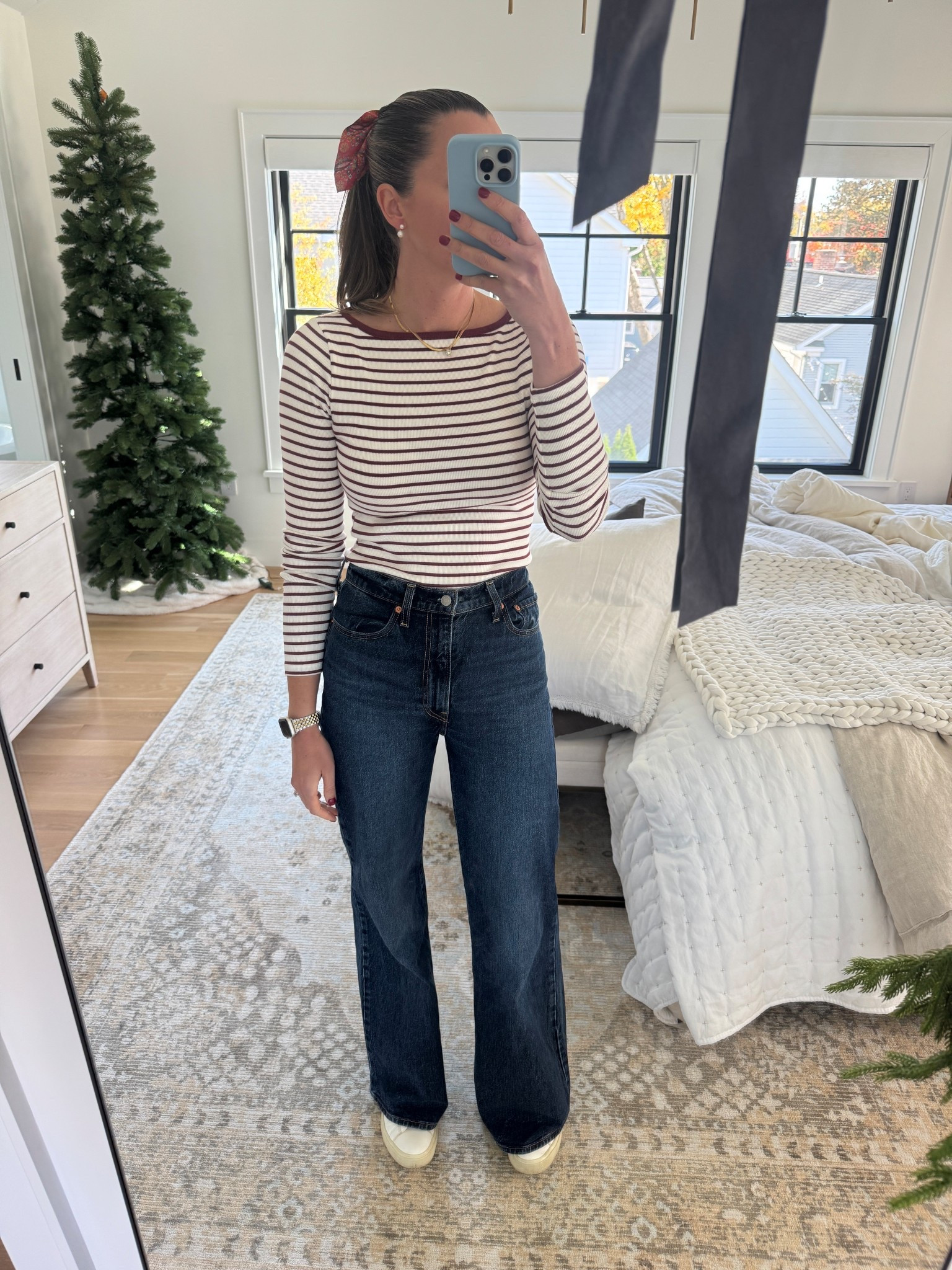 Love this affordable long sleeve tee! Fit TTS, I’m wearing a small tall 

#LTKTall #LTKHome #LTKSaleAlert