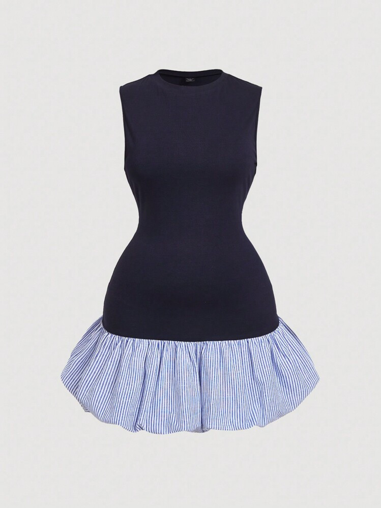 SHEIN MOD Plus Size Retro Cute Ruched Waist Flared Hem Midi Dress,Graduation Dress,Birthday Dresses For Women | SHEIN