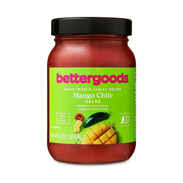 bettergoods Mango Chile Salsa, Mild, 16 oz - Walmart.com | Walmart (US)