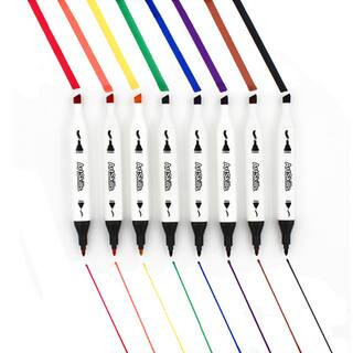 ArtSkills® Chisel & Fine Dual-Tipped 8 Color Permanent Markers By Art Skills | Michaels® | Michaels Stores