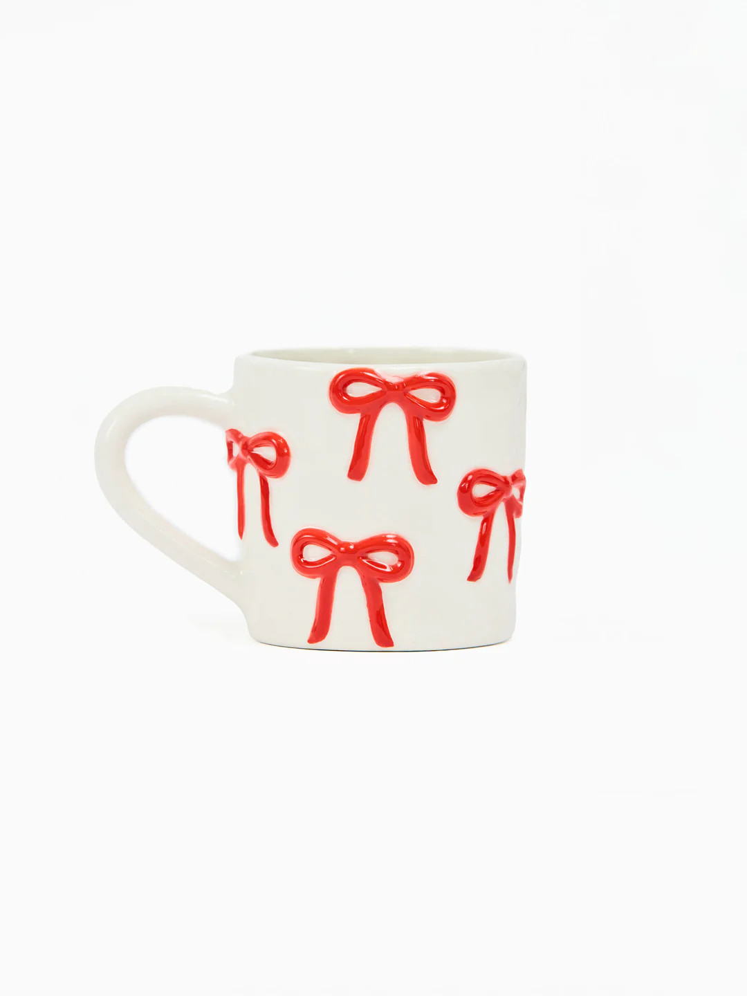 Ceramic Mug | Sculpted Bows | Mary Square