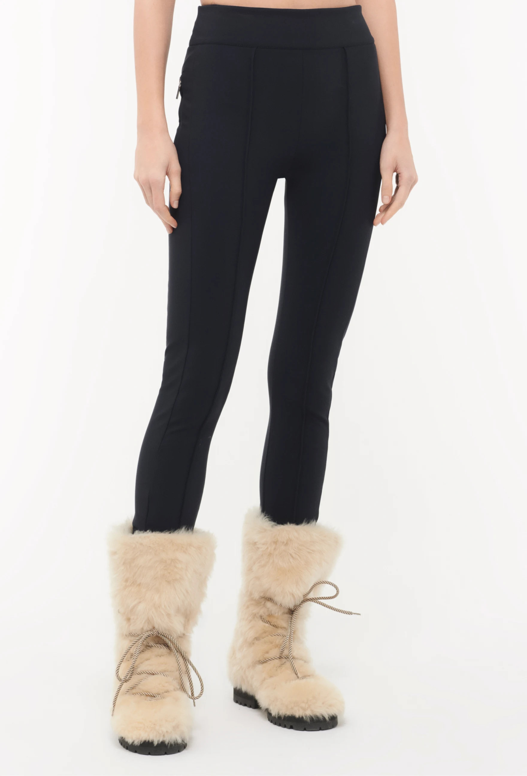 Pants - Stretch jersey, navy blue — Fashion | CHANEL | Chanel, Inc. (US)